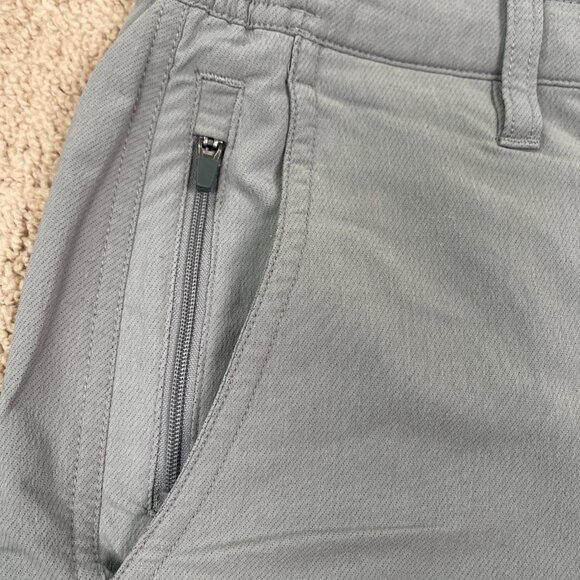 Free Fly Shorts Men Large Gray Hybrid 7" Golf Hiking Bamboo Charcoal Lightweight - Picture 4 of 9